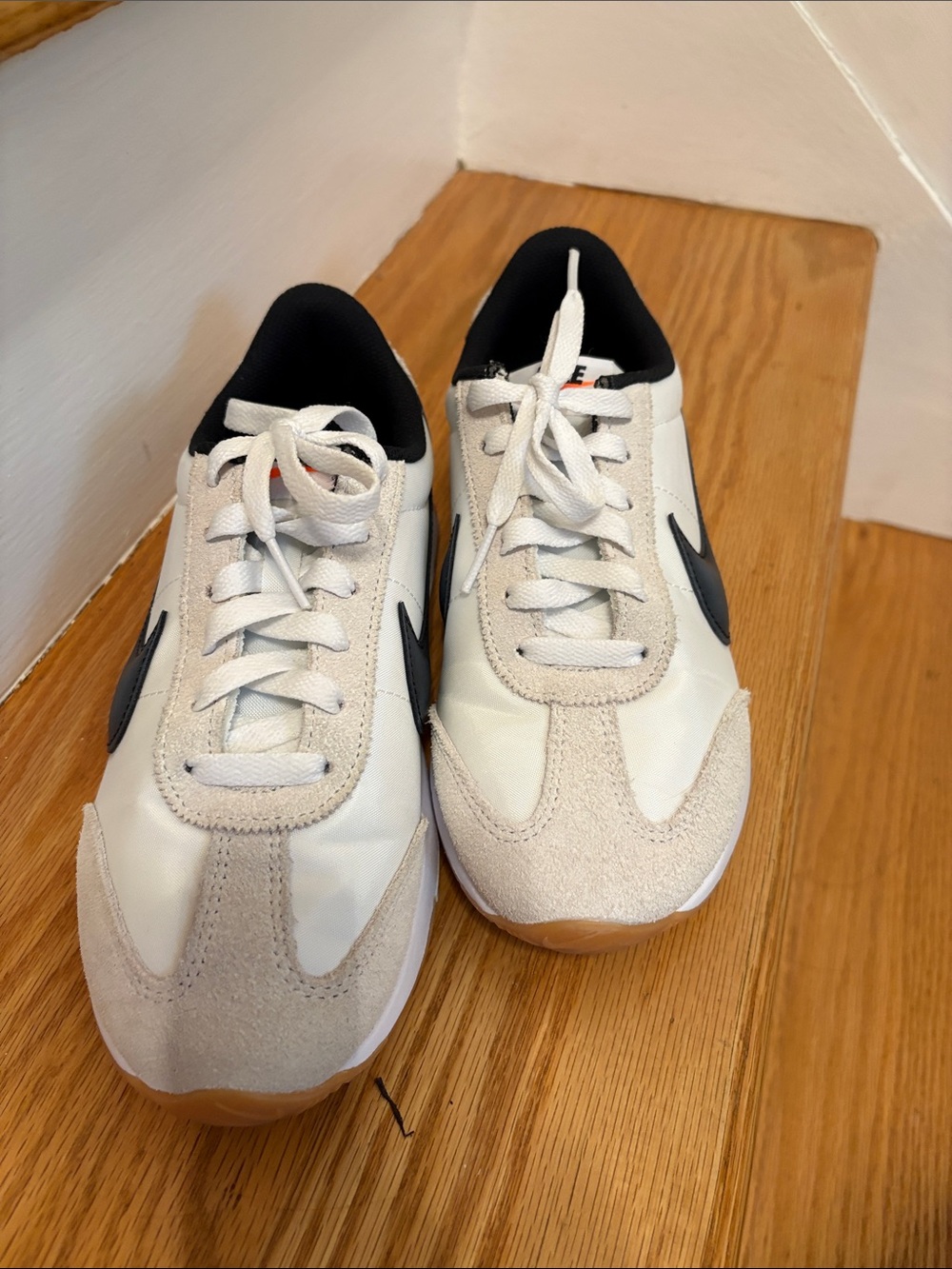 Women’s White and Black Casual Sneakers